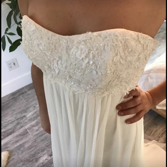 Wedding dress strapless princess cut - Picture 5 of 7